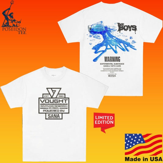 The Boys X Sana Compound V Warning Experimental Substance Handle With Care T-shirt