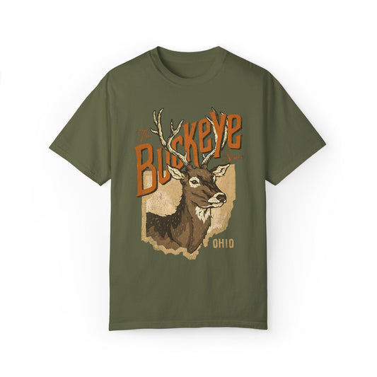 The Buckeye State Ohio Vintage Graphic Tee.