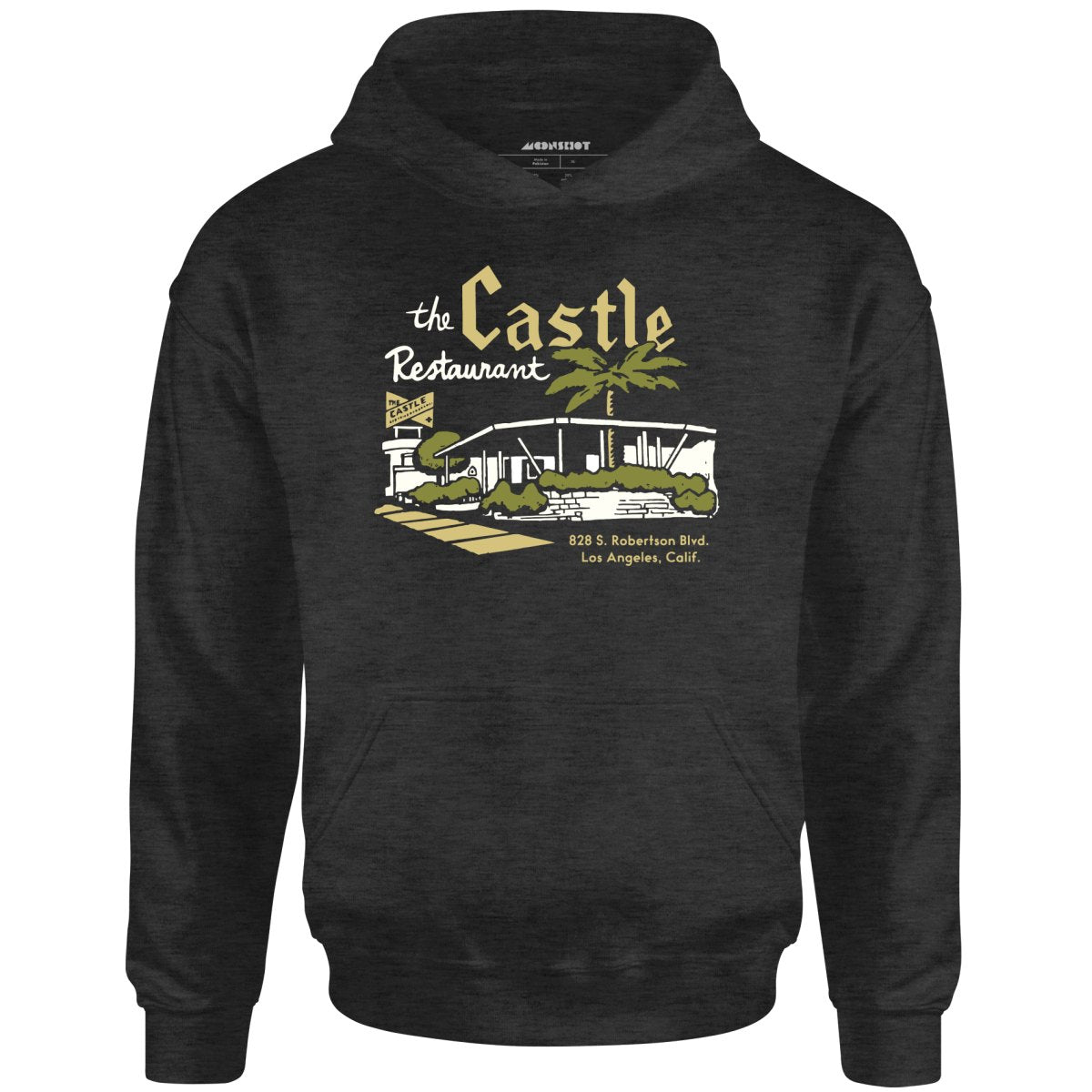 The Castle - Los Angeles, CA - Vintage Restaurant - Unisex Hoodie