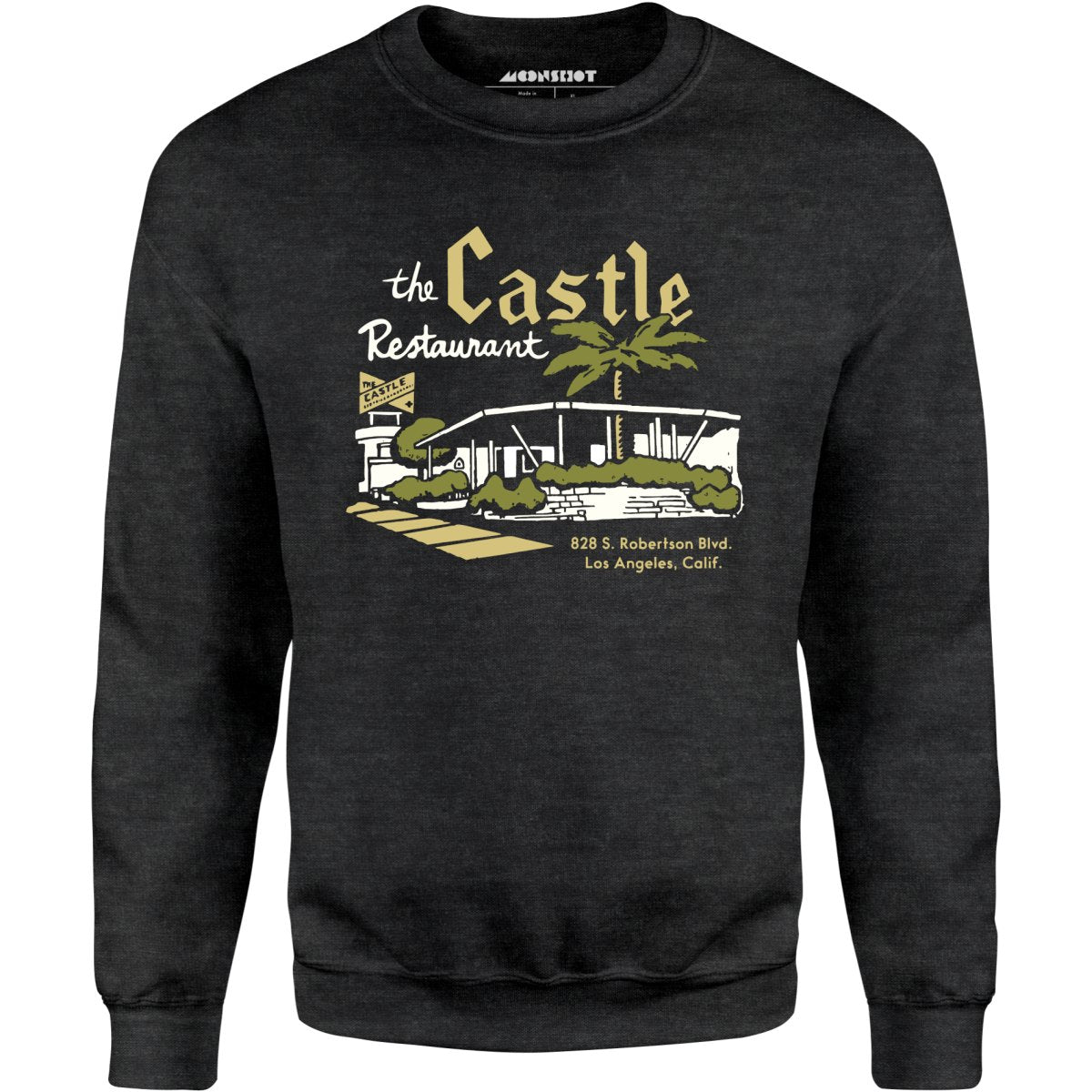 The Castle - Los Angeles, CA - Vintage Restaurant - Unisex Sweatshirt