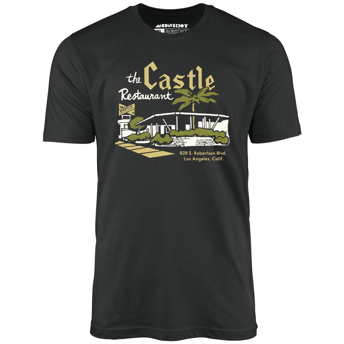 The Castle - Los Angeles, CA - Vintage Restaurant - Unisex T-Shirt