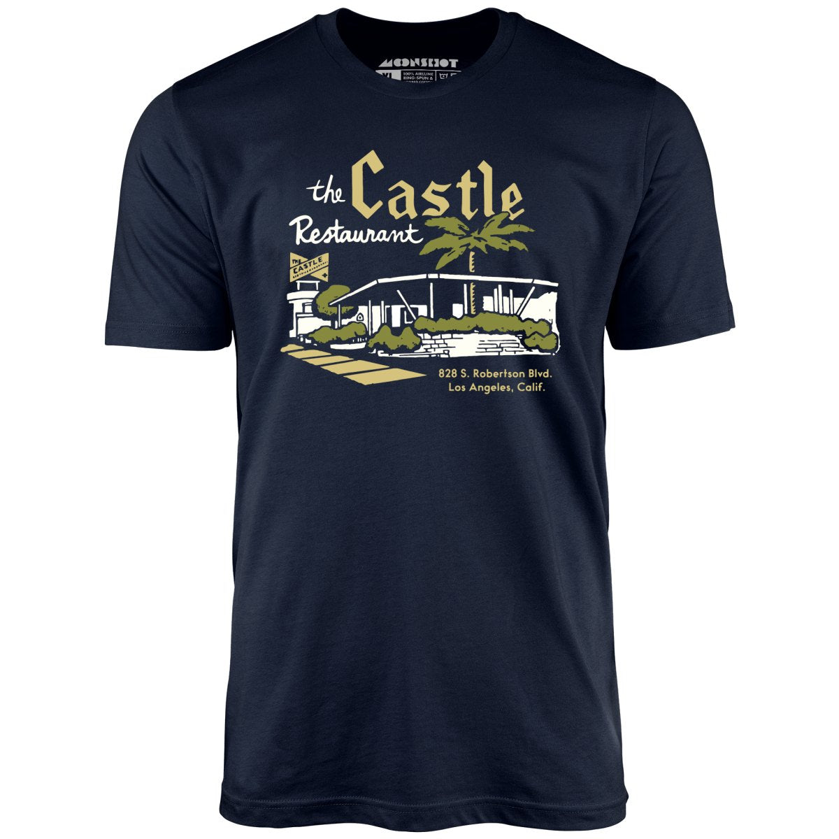 The Castle - Los Angeles, CA - Vintage Restaurant - Unisex T-Shirt