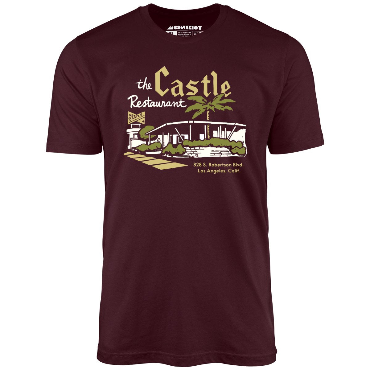 The Castle - Los Angeles, CA - Vintage Restaurant - Unisex T-Shirt