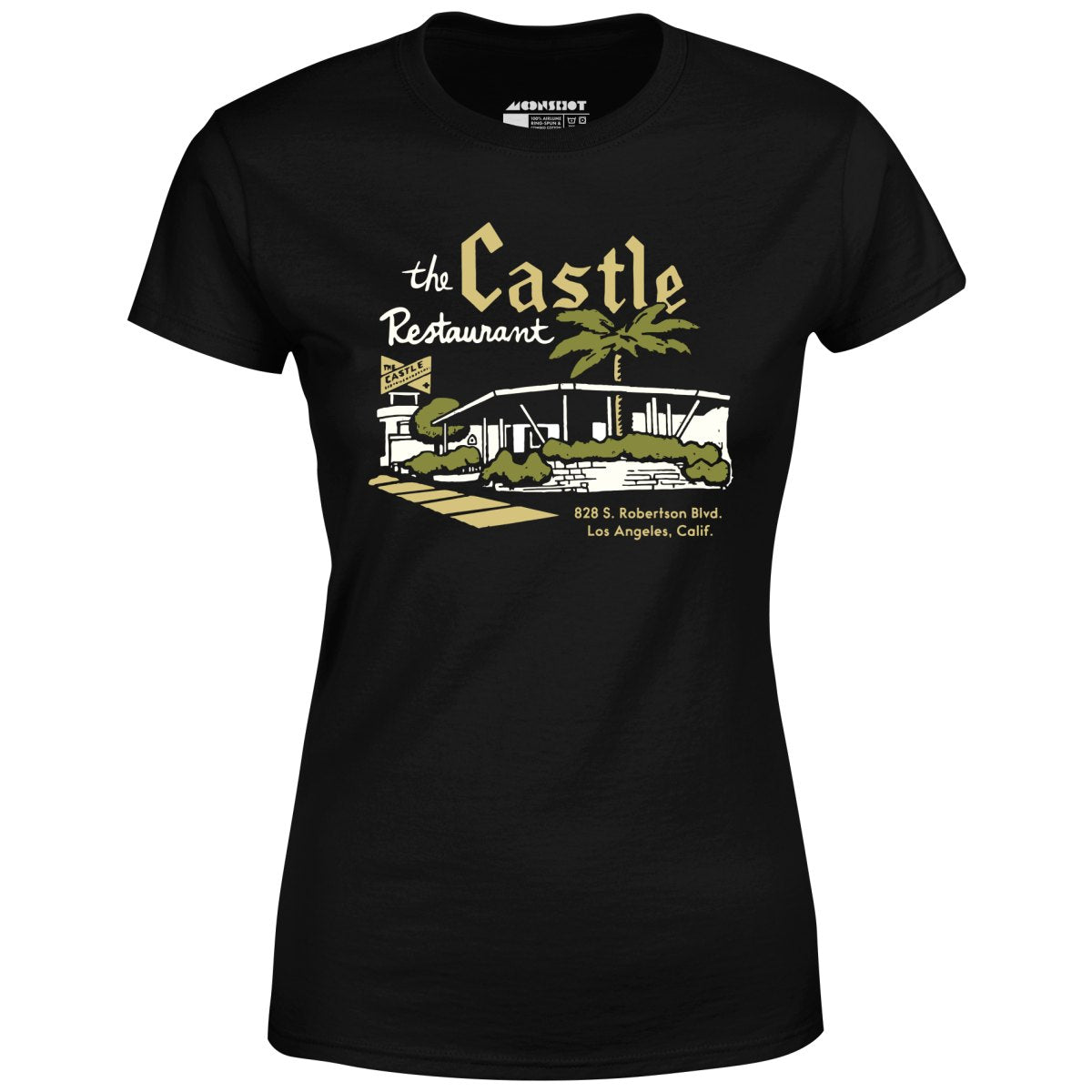 The Castle - Los Angeles, CA - Vintage Restaurant - Women's T-Shirt