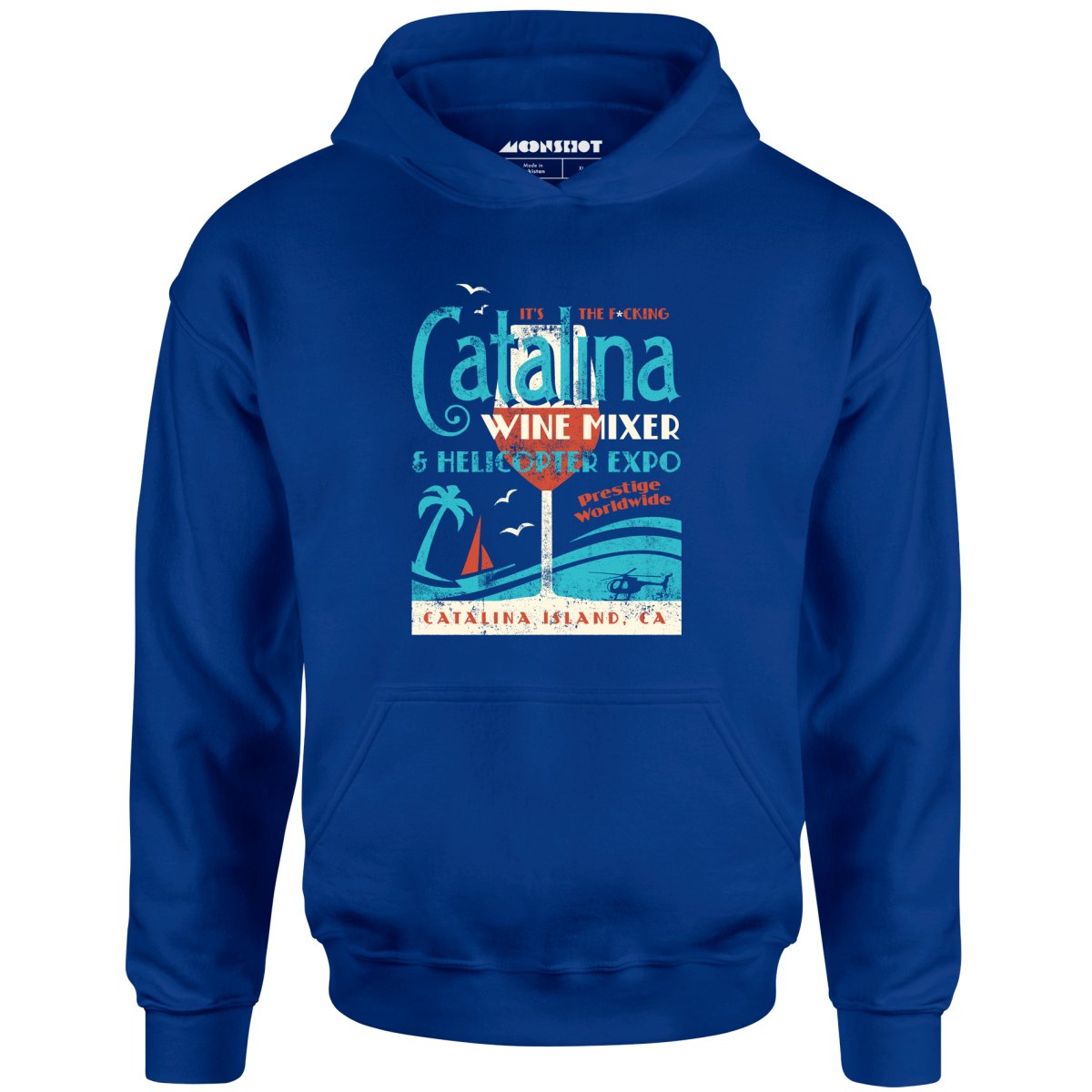 The Catalina Wine Mixer & Helicopter Expo - Unisex Hoodie