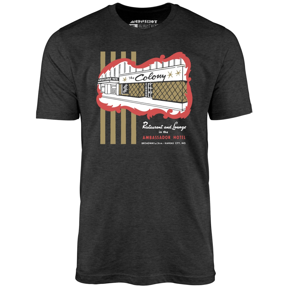 The Colony - Kansas City, MO - Vintage Restaurant - Unisex T-Shirt