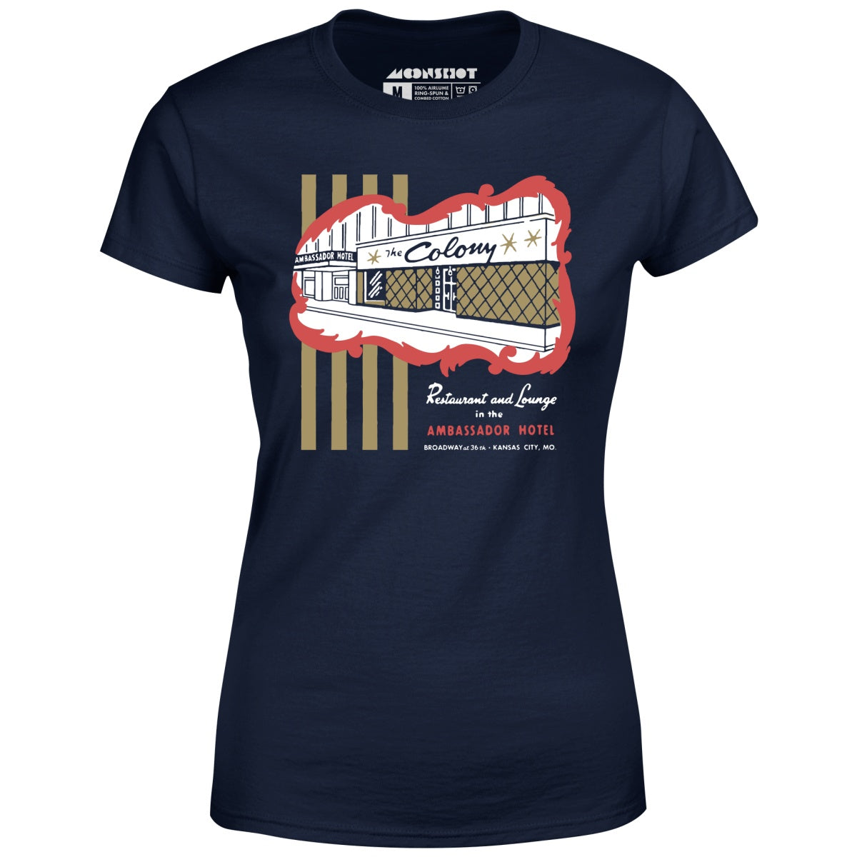 The Colony - Kansas City, MO - Vintage Restaurant - Women's T-Shirt
