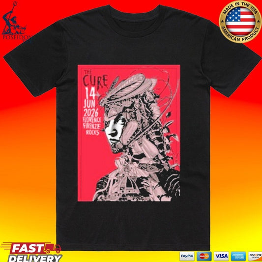 The Cure Us Florence 2026 Event T-shirt