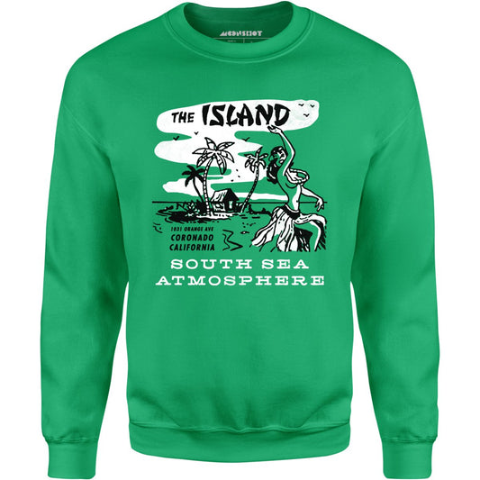 The Island Cafe v2 - Coronado, CA - Vintage Tiki Bar - Unisex Sweatshirt