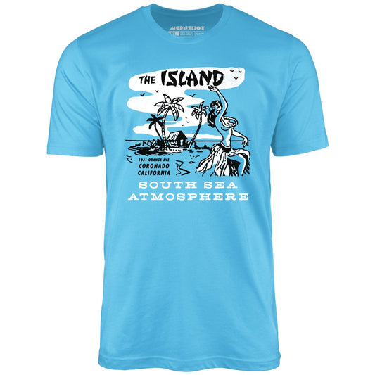 The Island Cafe v2 - Coronado, CA - Vintage Tiki Bar - Unisex T-Shirt