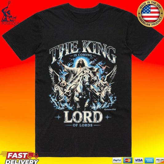 The King Is Coming Christian Streetwear T-shirt
