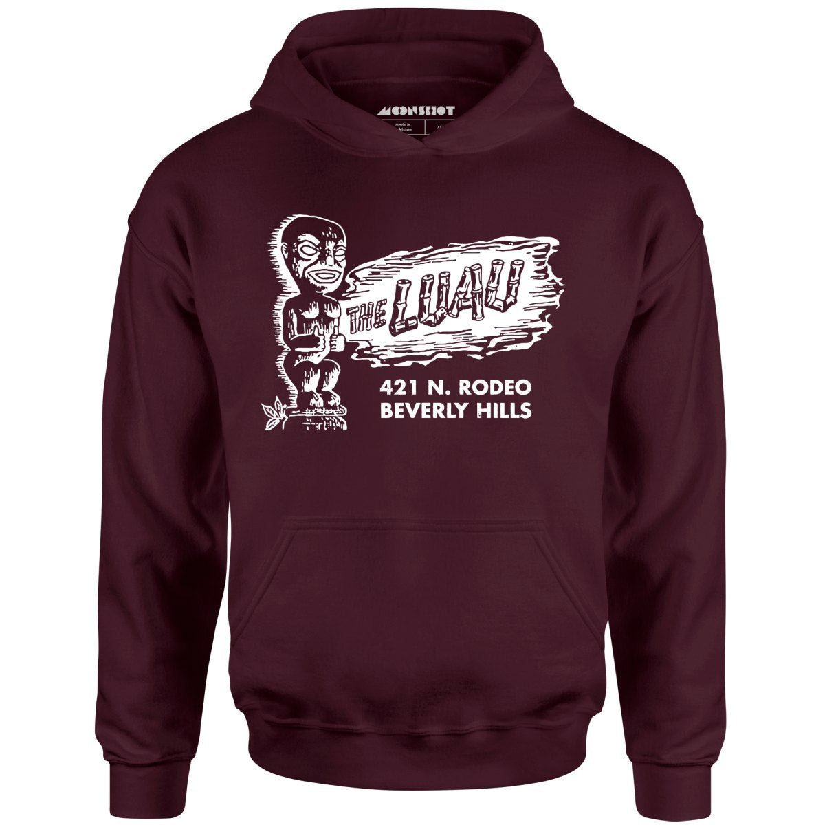 The Luau - Beverly Hills, CA - Vintage Tiki Bar - Unisex Hoodie