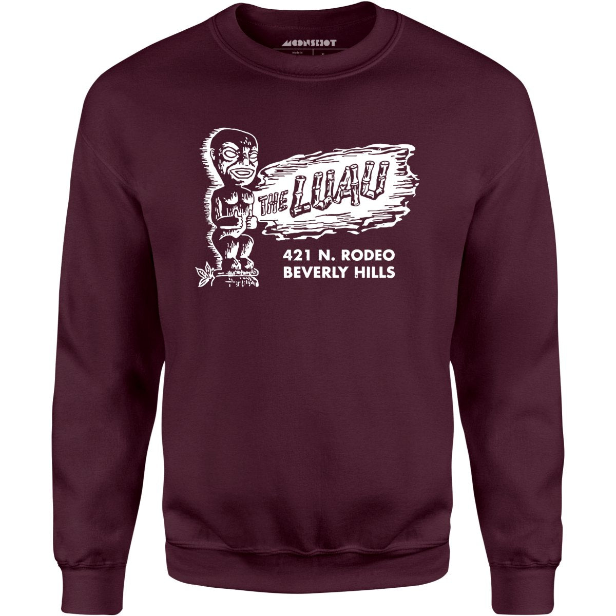 The Luau - Beverly Hills, CA - Vintage Tiki Bar - Unisex Sweatshirt