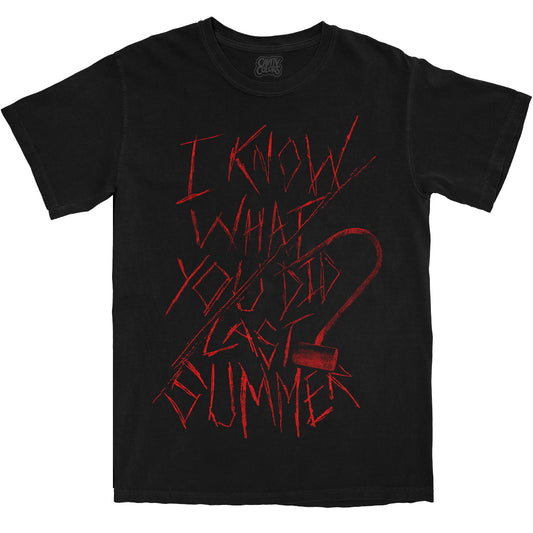 I KNOW WHAT YOU DID LAST SUMMER (25) KILLER NOTE - T-SHIRT (COMFORT COLORS) - clothing by TeeHivey.com (Image 1)