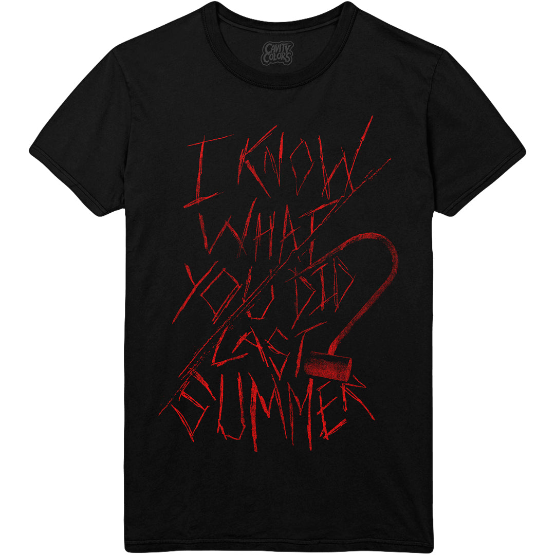 I KNOW WHAT YOU DID LAST SUMMER (25) KILLER NOTE - T-SHIRT