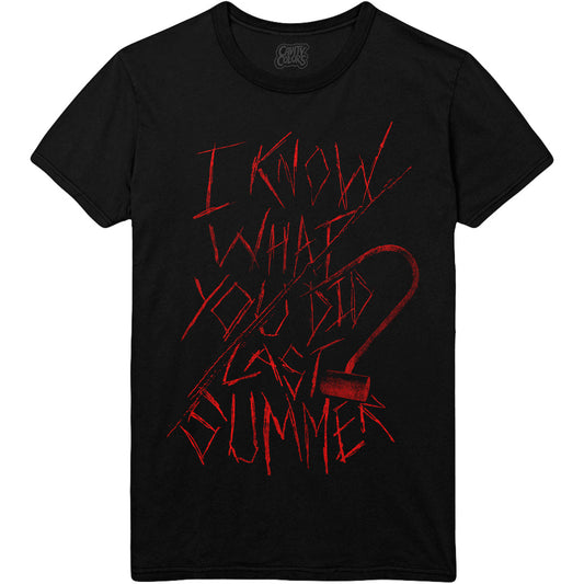 I KNOW WHAT YOU DID LAST SUMMER (25) KILLER NOTE - T-SHIRT