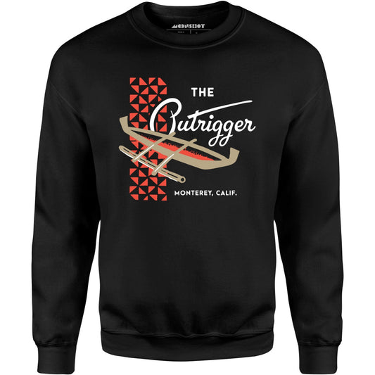 The Outrigger - Monterey, CA - Vintage Tiki Bar - Unisex Sweatshirt