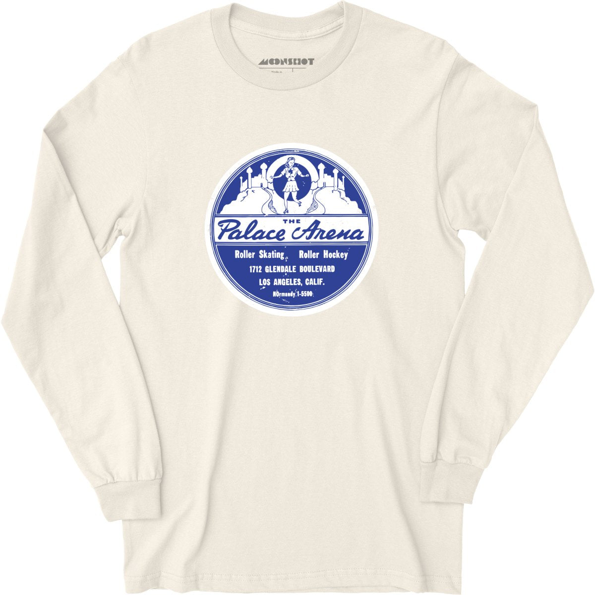 The Palace Arena - Los Angeles, CA - Vintage Roller Rink - Long Sleeve T-Shirt