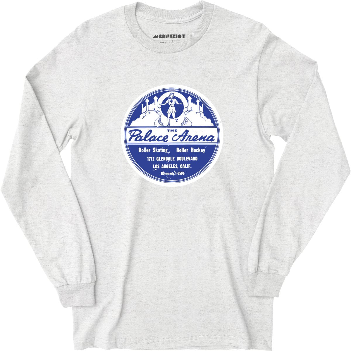 The Palace Arena - Los Angeles, CA - Vintage Roller Rink - Long Sleeve T-Shirt