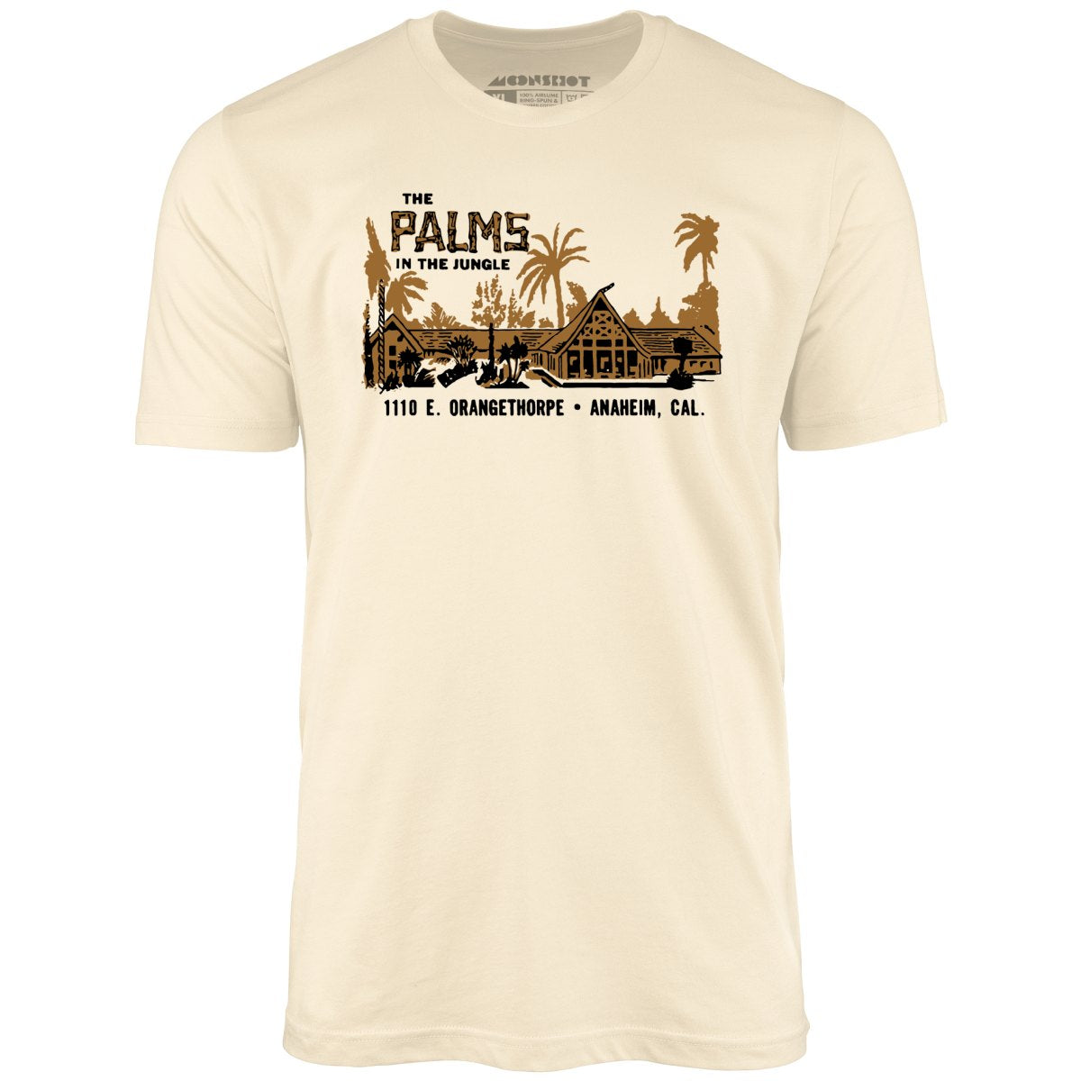 The Palms in the Jungle - Anaheim, CA - Vintage Restaurant - Unisex T-Shirt
