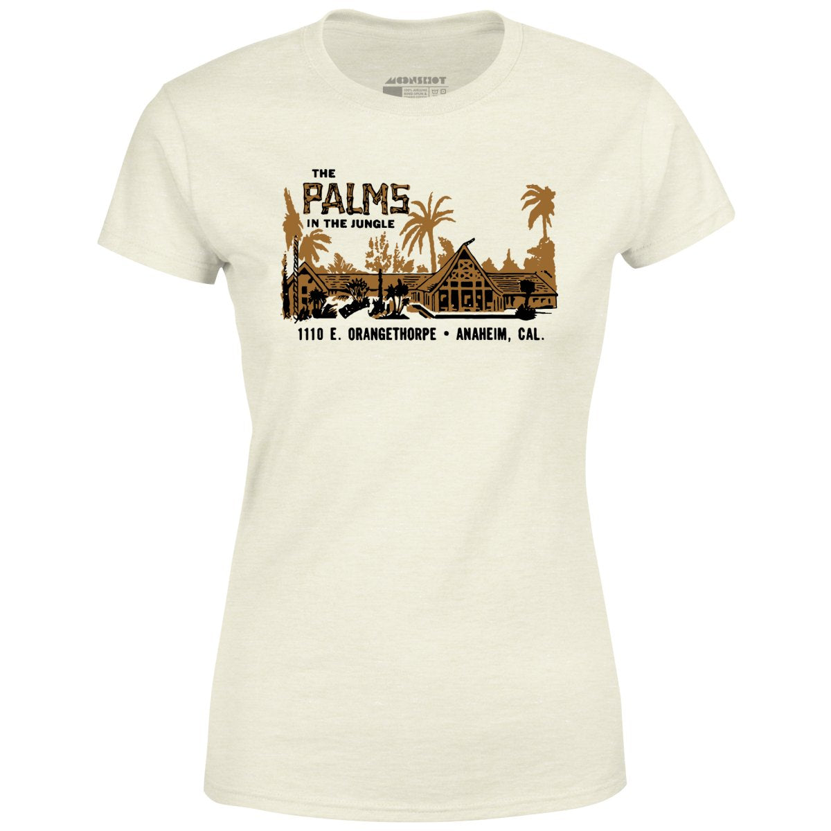 The Palms in the Jungle - Anaheim, CA - Vintage Restaurant - Women's T-Shirt