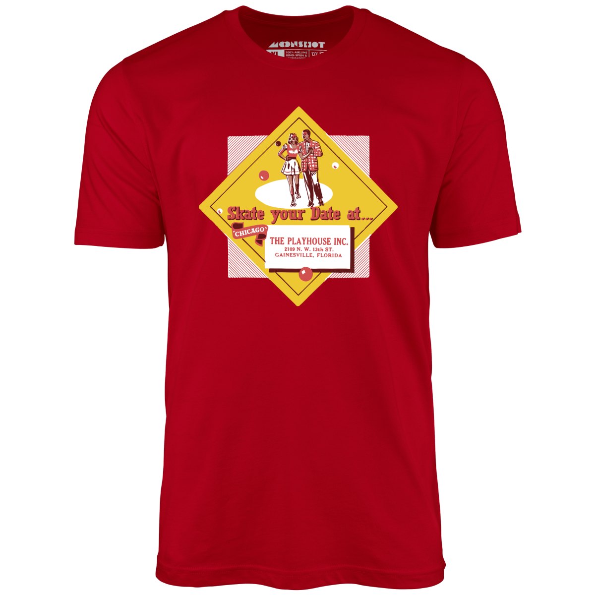 The Playhouse - Gainesville, FL - Vintage Roller Rink - Unisex T-Shirt