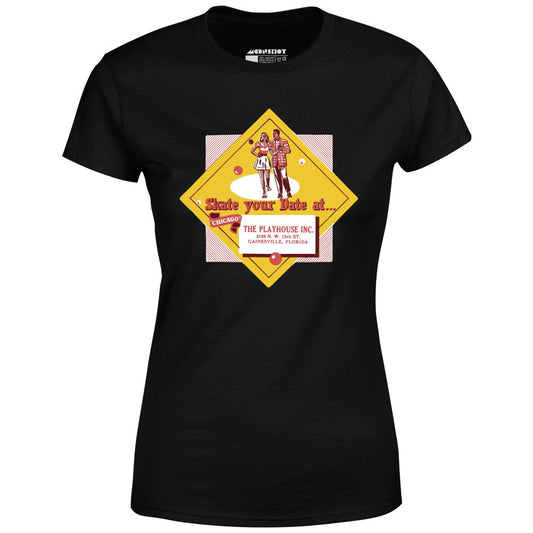 The Playhouse - Gainesville, FL - Vintage Roller Rink - Women's T-Shirt