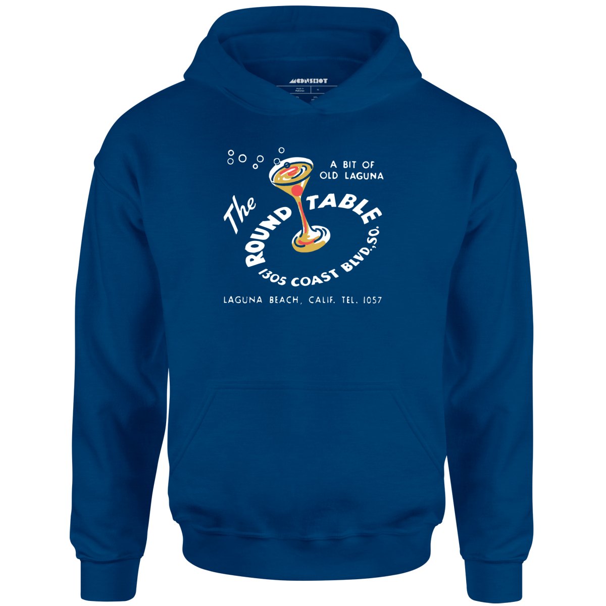 The Round Table - Laguna Beach, CA - Vintage Restaurant - Unisex Hoodie
