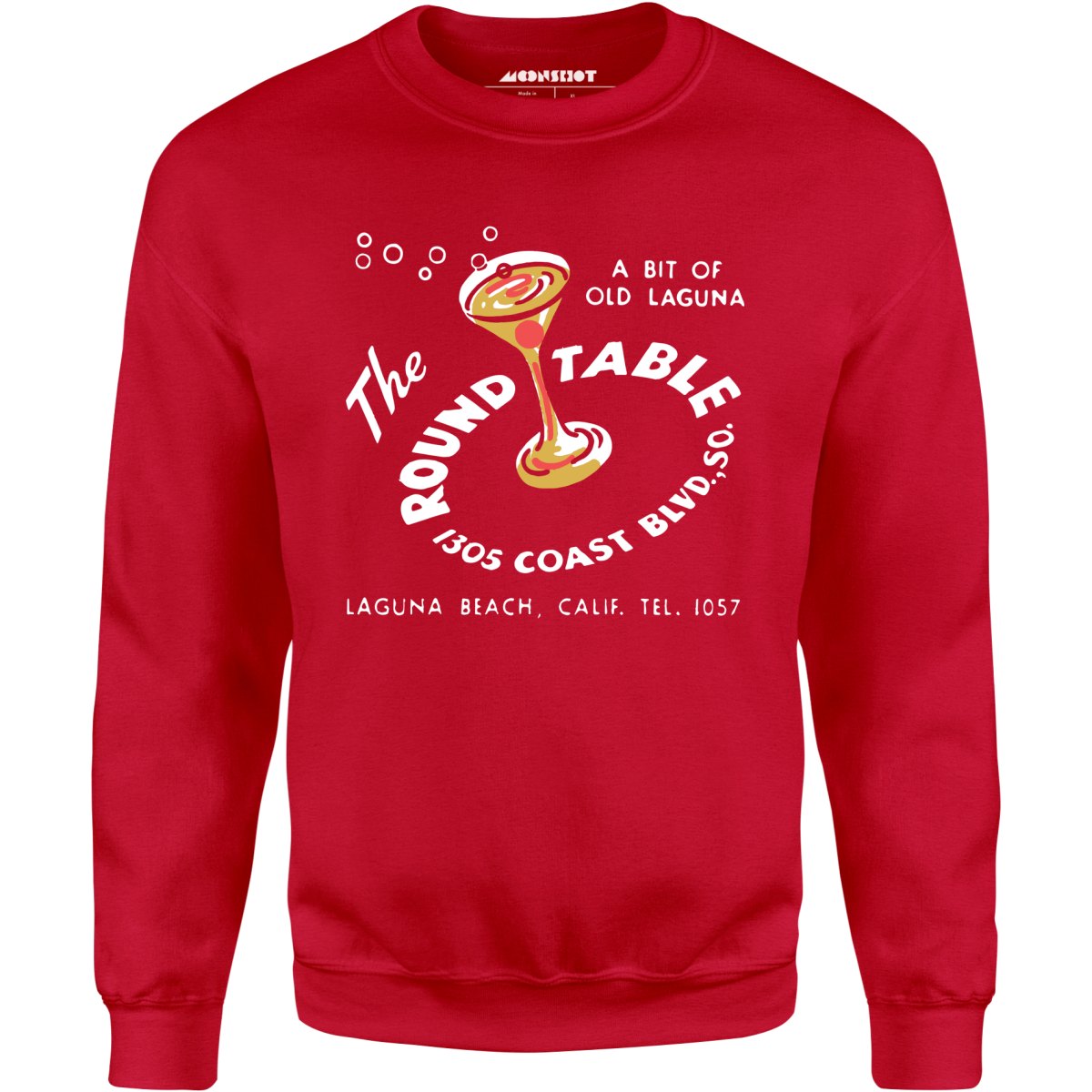 The Round Table - Laguna Beach, CA - Vintage Restaurant - Unisex Sweatshirt