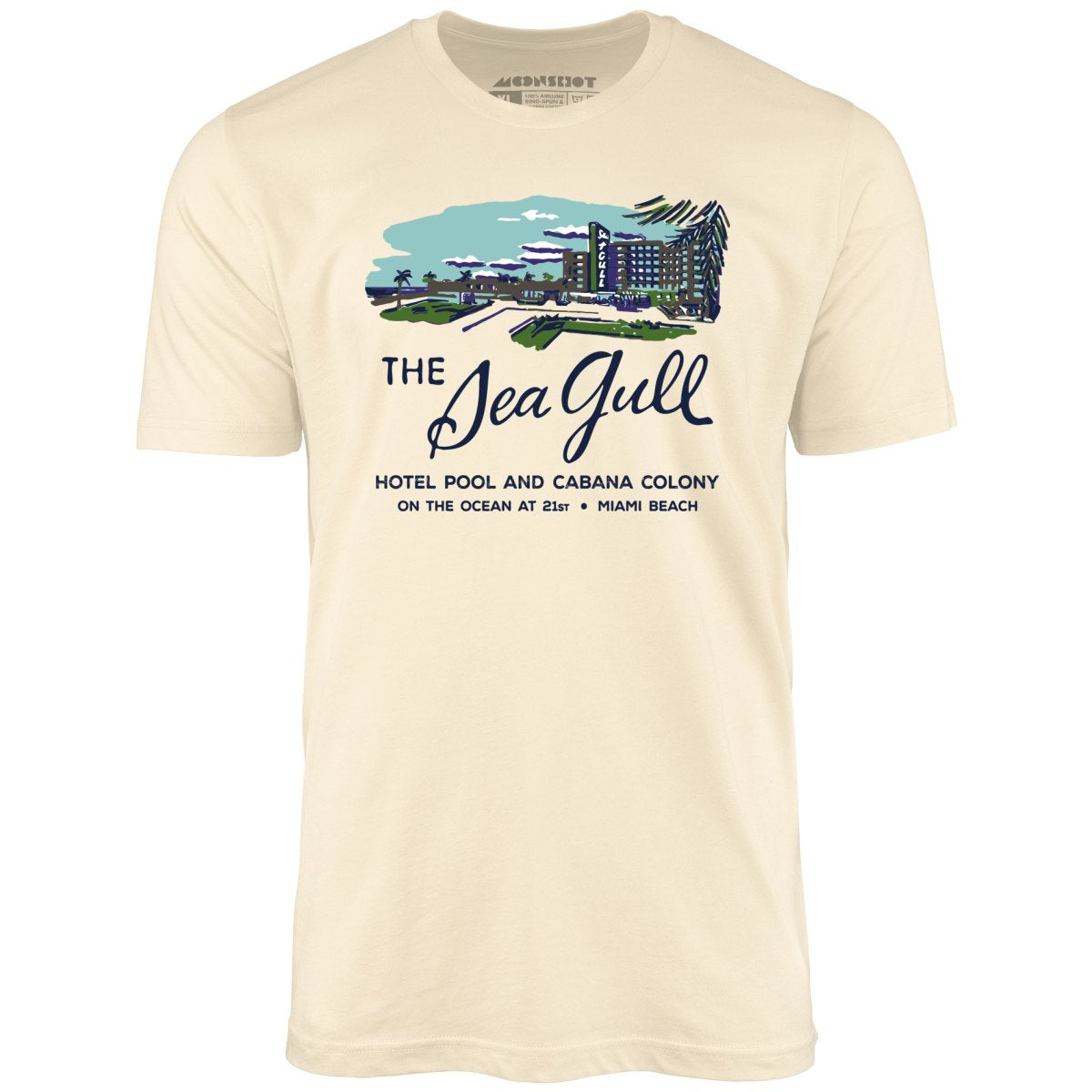 The Sea Gull - Miami, FL - Vintage Hotel - Unisex T-Shirt