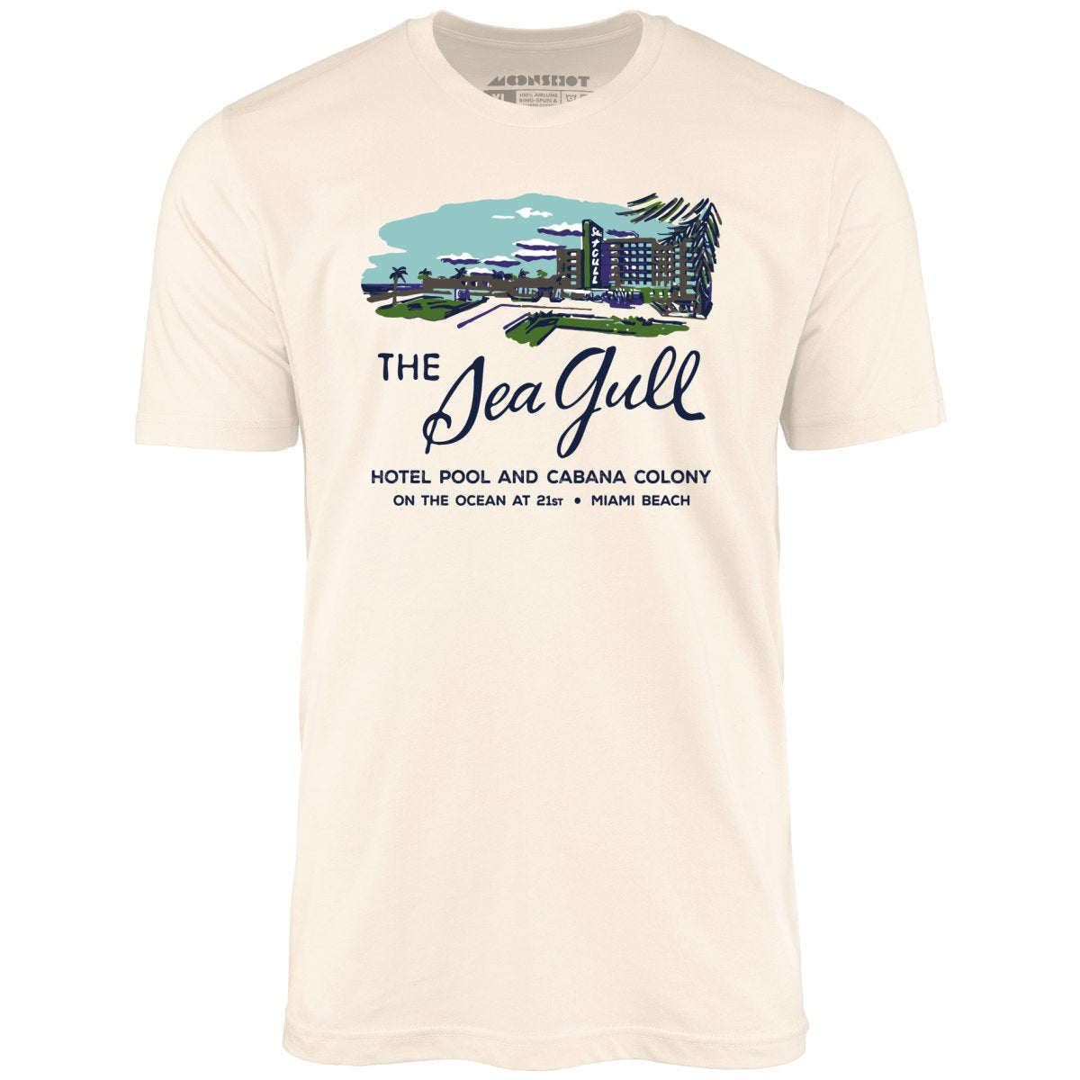 The Sea Gull - Miami, FL - Vintage Hotel - Unisex T-Shirt