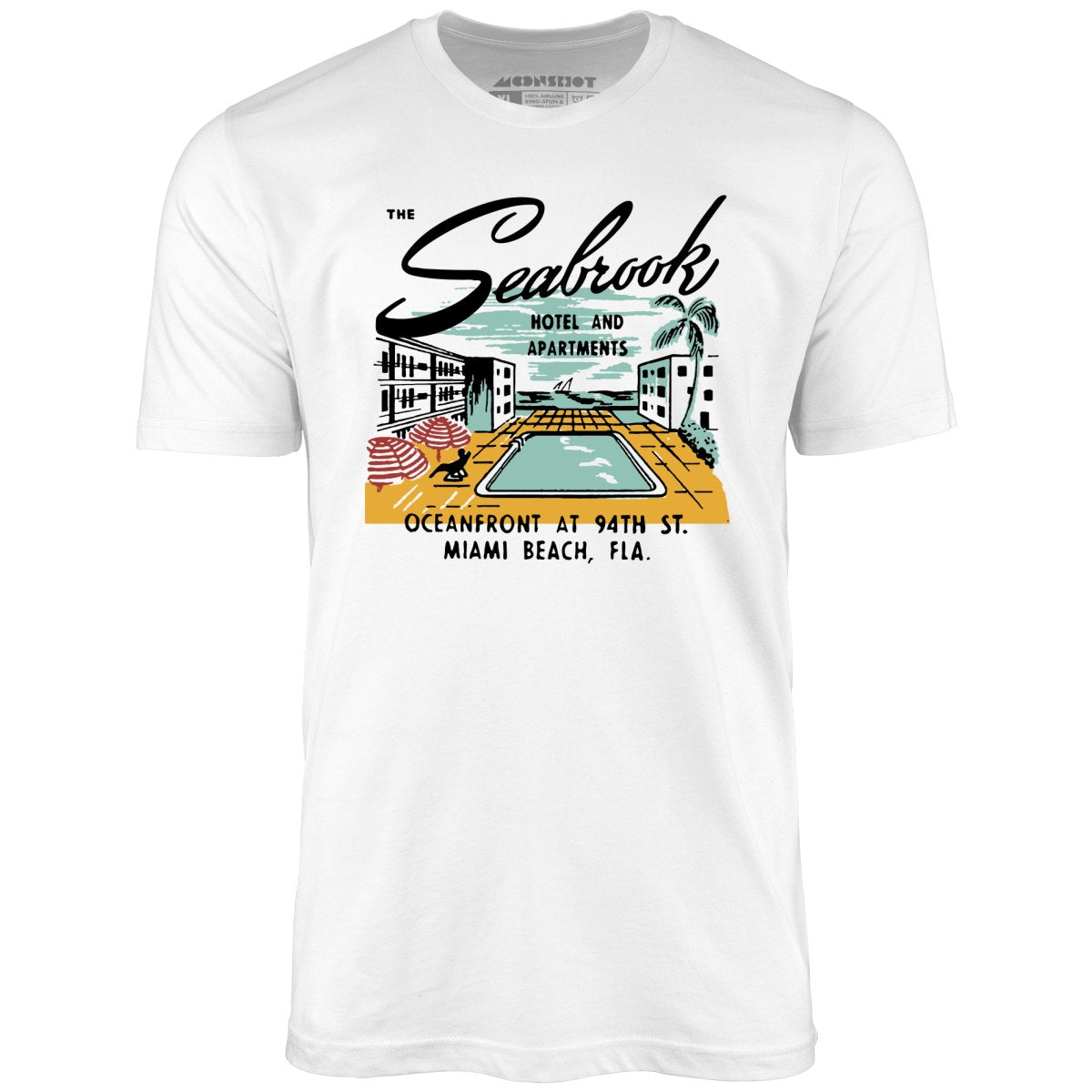 The Seabrook - Miami, FL - Vintage Hotel - Unisex T-Shirt