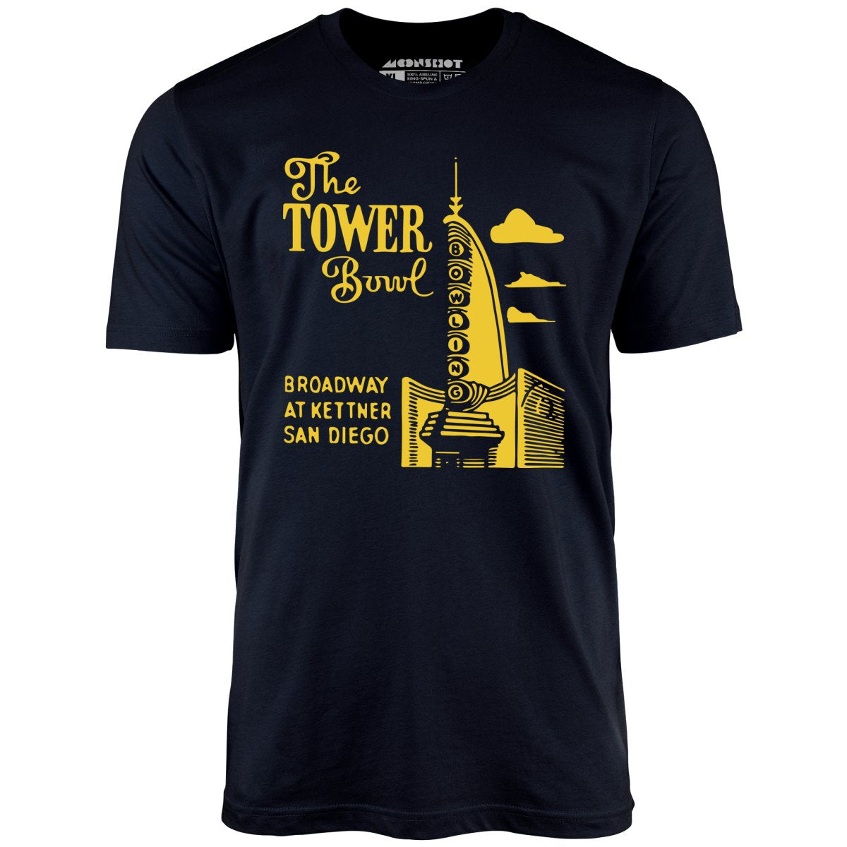 The Tower Bowl - San Diego, CA - Vintage Bowling Alley - Unisex T-Shirt