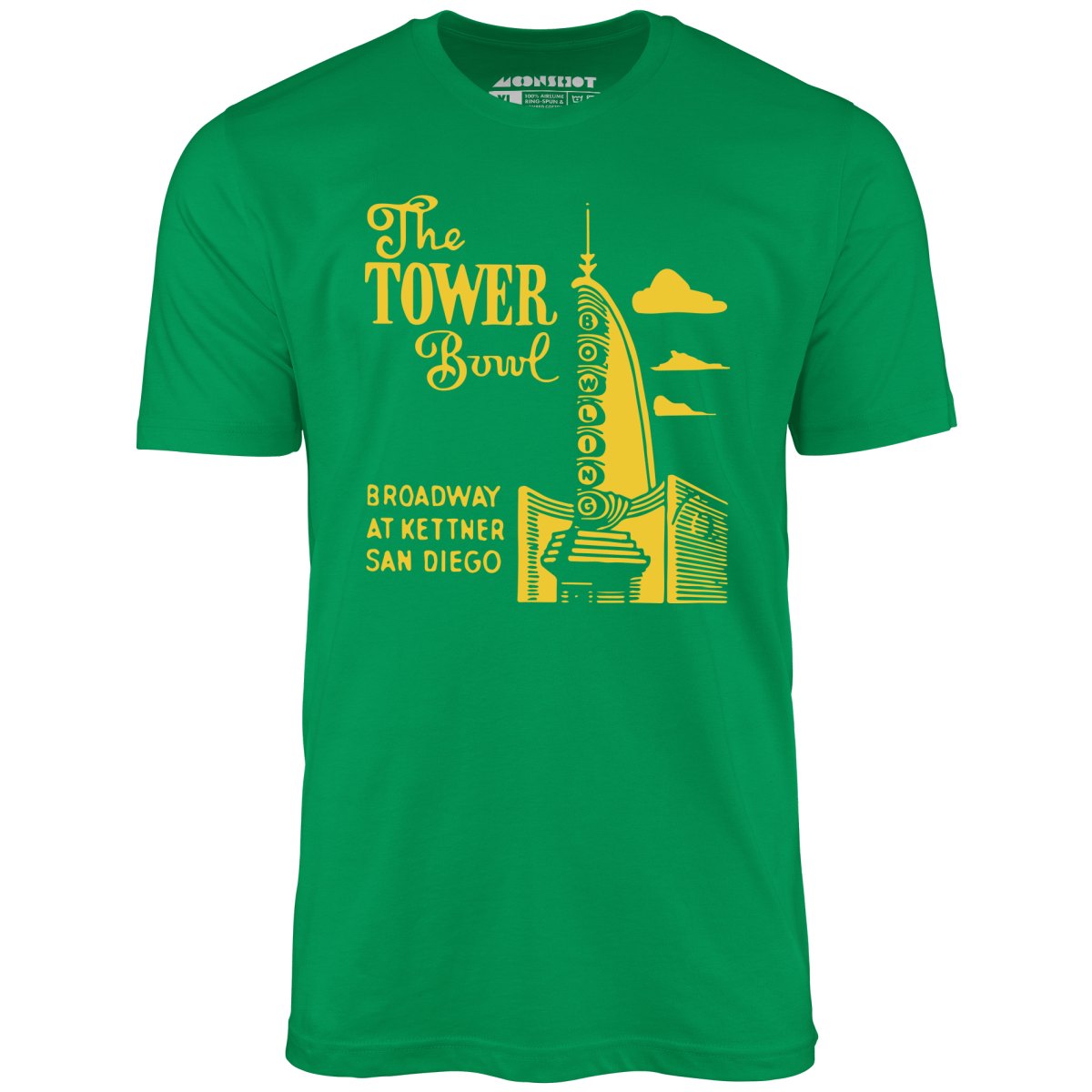 The Tower Bowl - San Diego, CA - Vintage Bowling Alley - Unisex T-Shirt