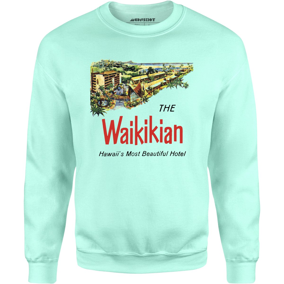 The Waikikian - Waikiki, HI - Vintage Hotel - Unisex Sweatshirt