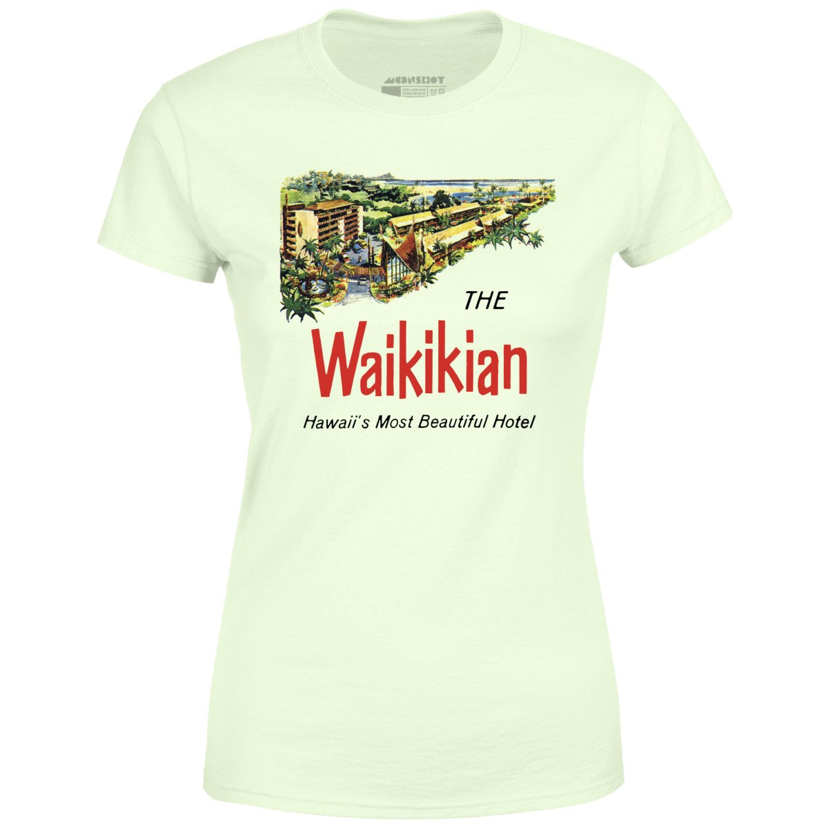 The Waikikian - Waikiki, HI - Vintage Hotel - Women's T-Shirt