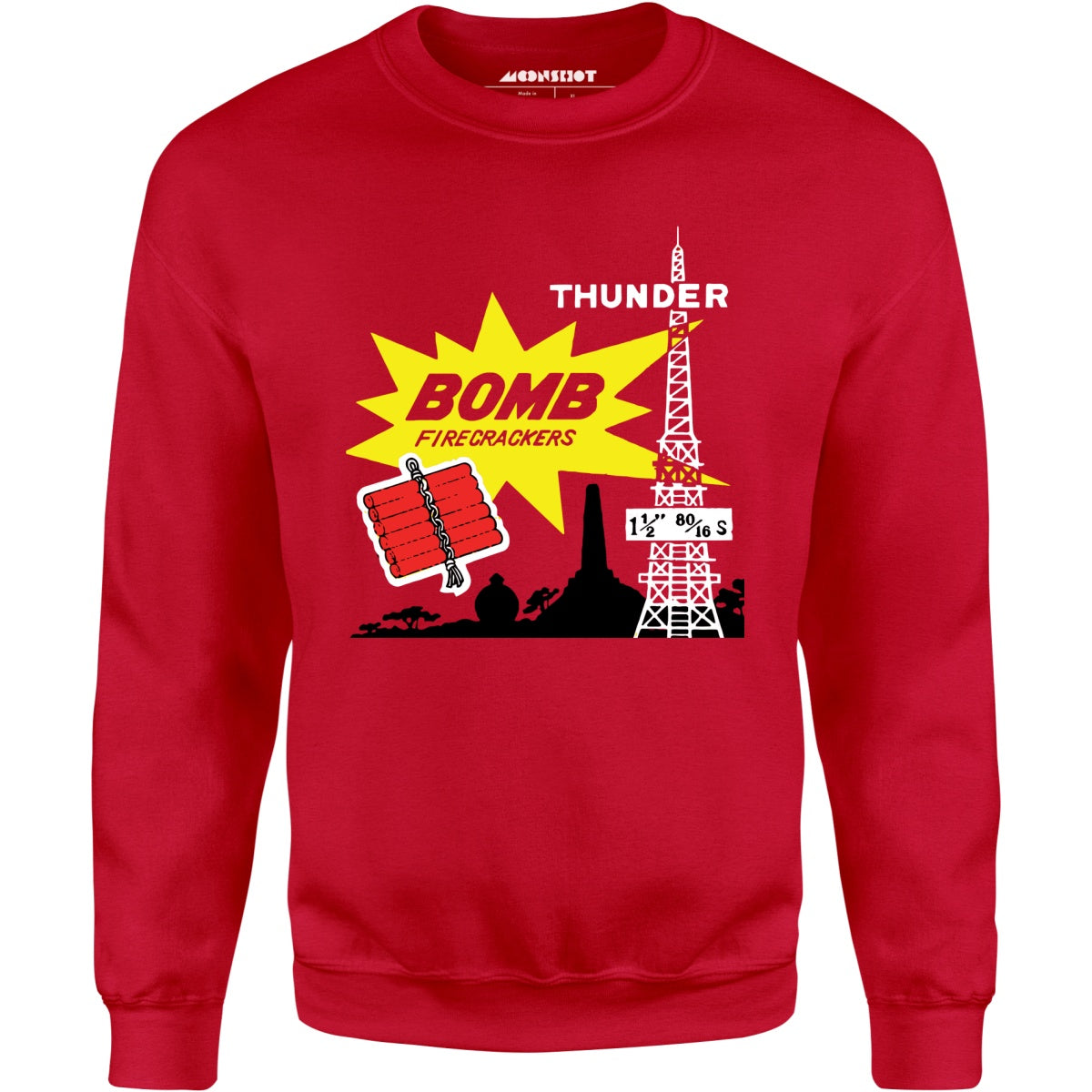 Thunder Bomb Retro Vintage Fireworks - Unisex Sweatshirt