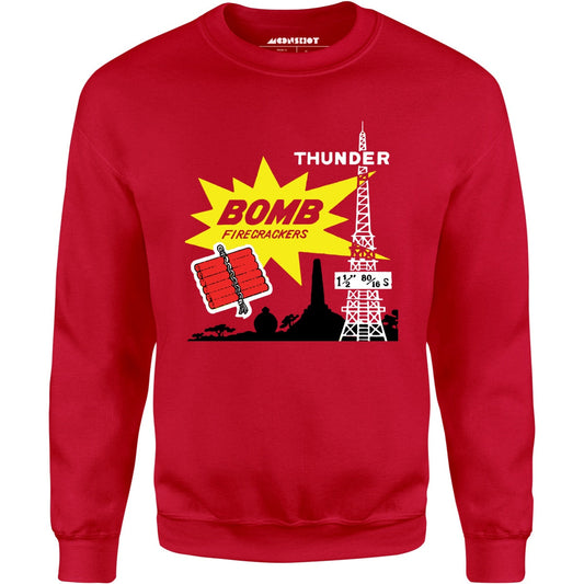 Thunder Bomb Retro Vintage Fireworks - Unisex Sweatshirt
