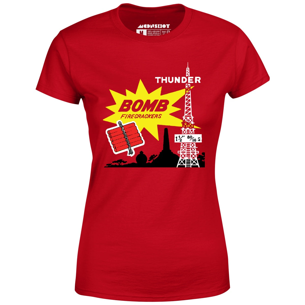 Thunder Bomb Retro Vintage Fireworks - Women's T-Shirt