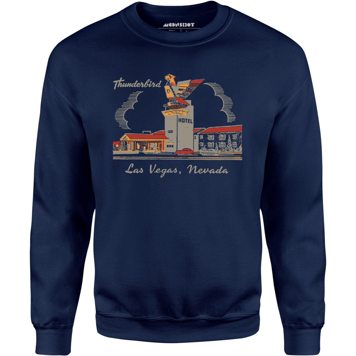 Thunderbird Hotel v2 - Vintage Las Vegas - Unisex Sweatshirt