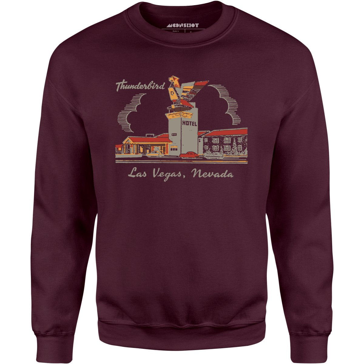 Thunderbird Hotel v2 - Vintage Las Vegas - Unisex Sweatshirt