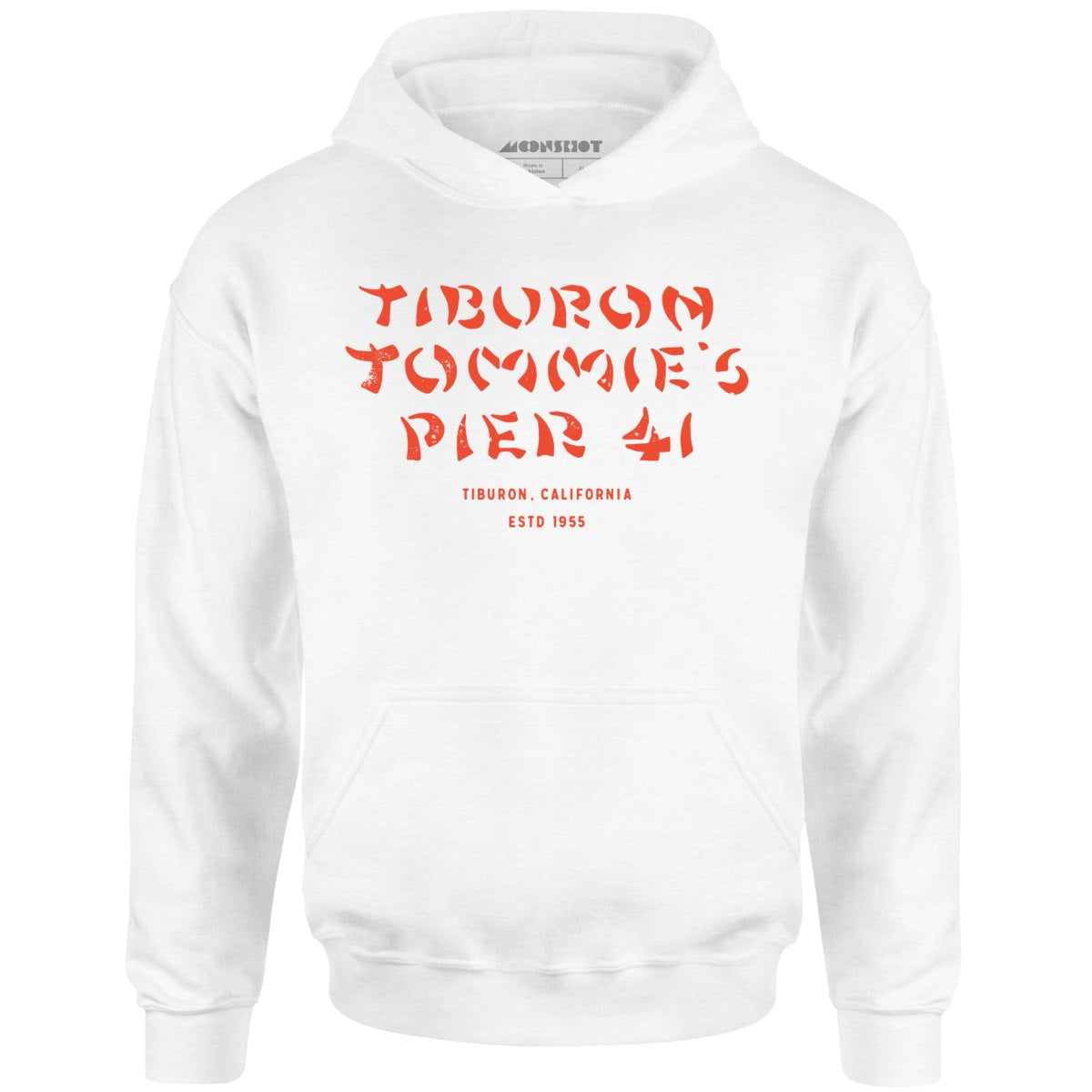 Tiburon Tommie's Pier 41 - Tiburon, CA - Vintage Tiki Bar - Unisex Hoodie