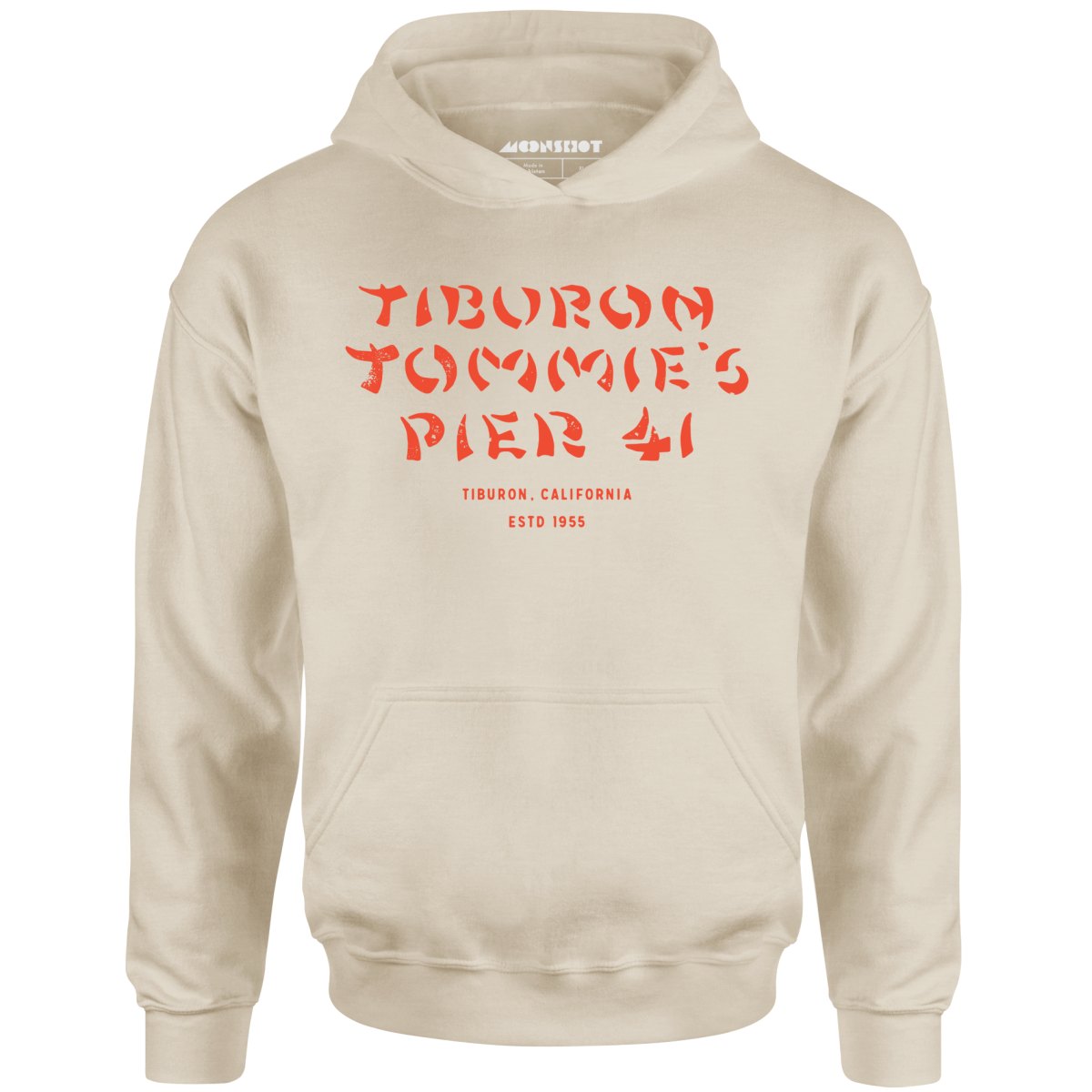 Tiburon Tommie's Pier 41 - Tiburon, CA - Vintage Tiki Bar - Unisex Hoodie
