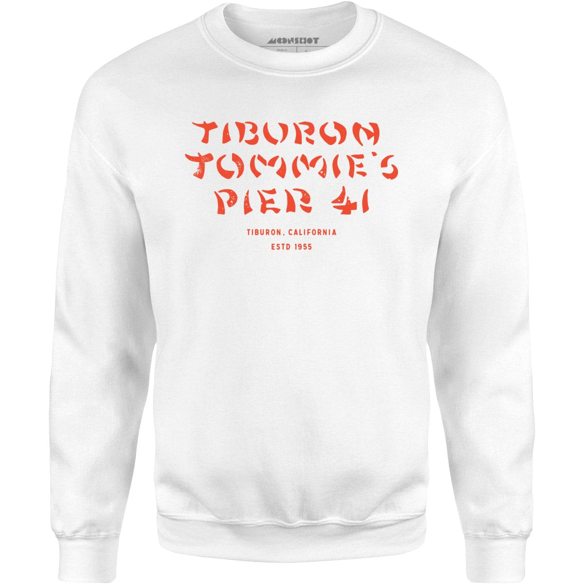 Tiburon Tommie's Pier 41 - Tiburon, CA - Vintage Tiki Bar - Unisex Sweatshirt