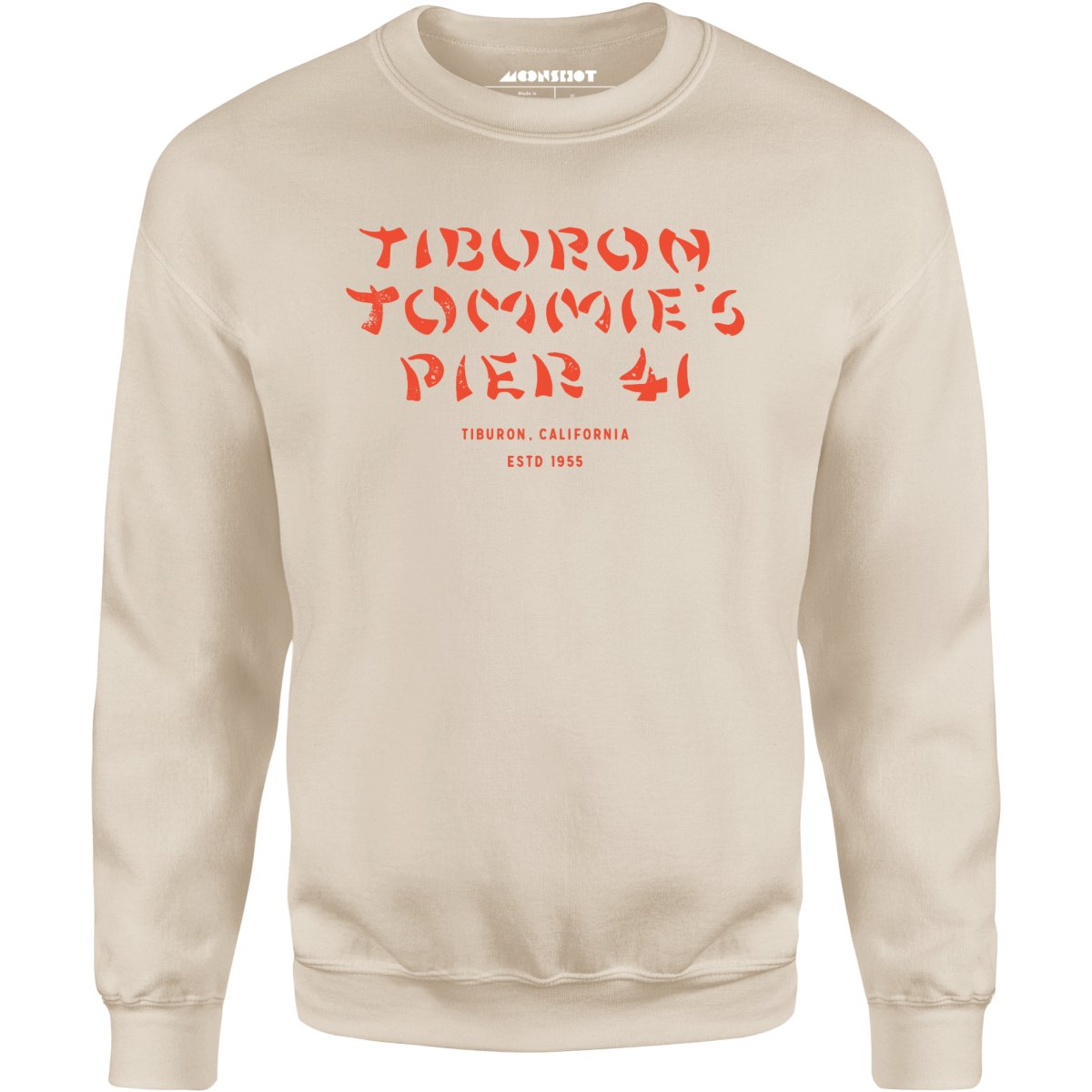 Tiburon Tommie's Pier 41 - Tiburon, CA - Vintage Tiki Bar - Unisex Sweatshirt
