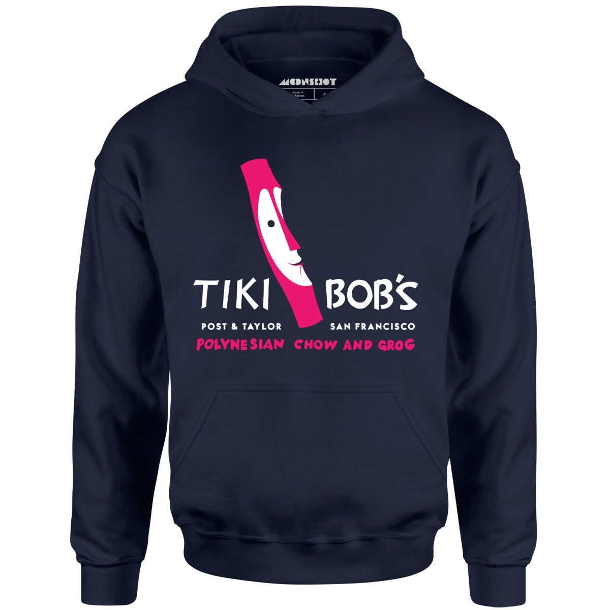 Tiki Bob's - San Francisco, CA - Vintage Tiki Bar - Unisex Hoodie