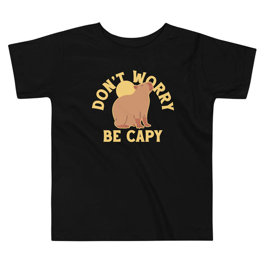 Don't Worry Be Capy Kid's Toddler Tee