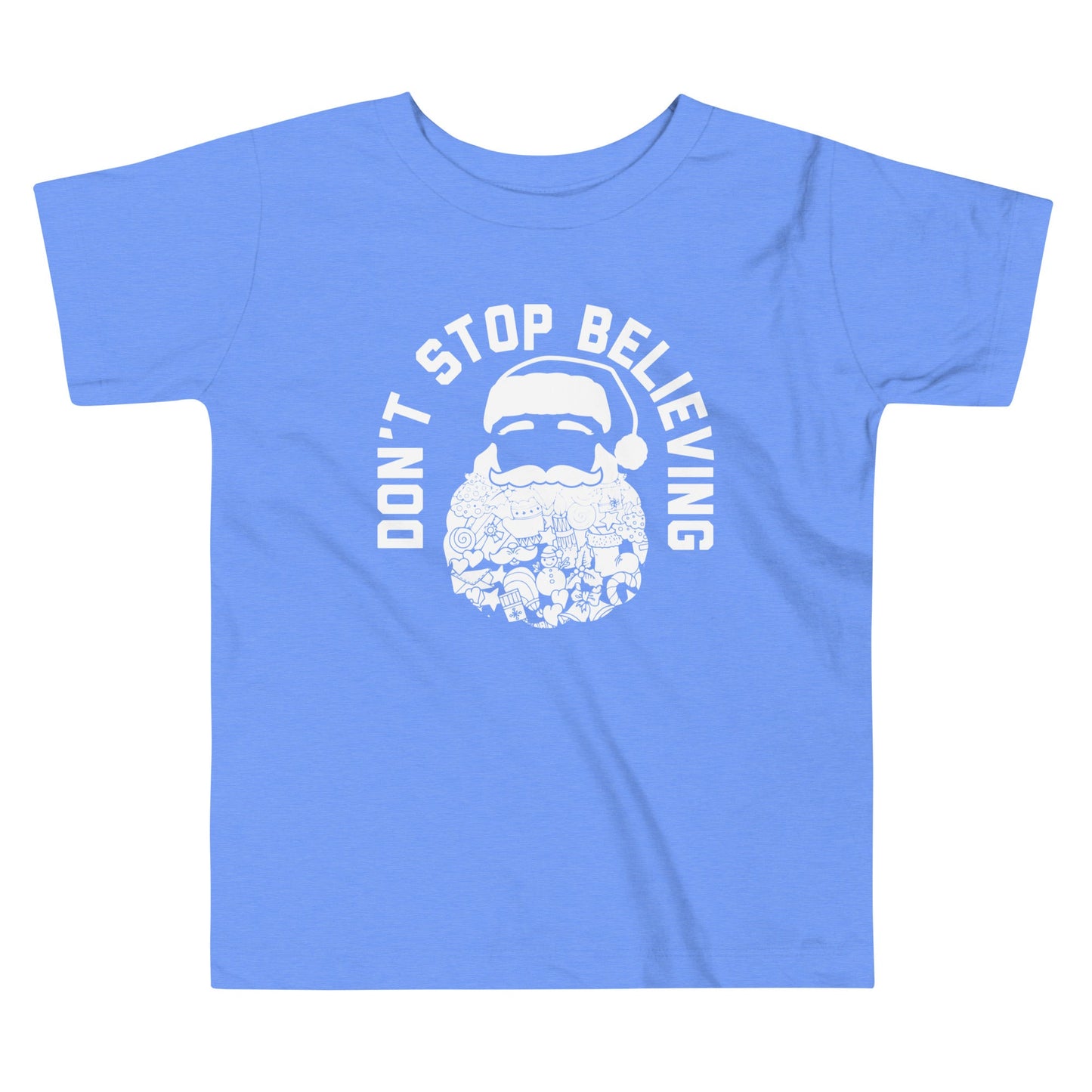Don't Stop Believing Santa Kid's Toddler Tee