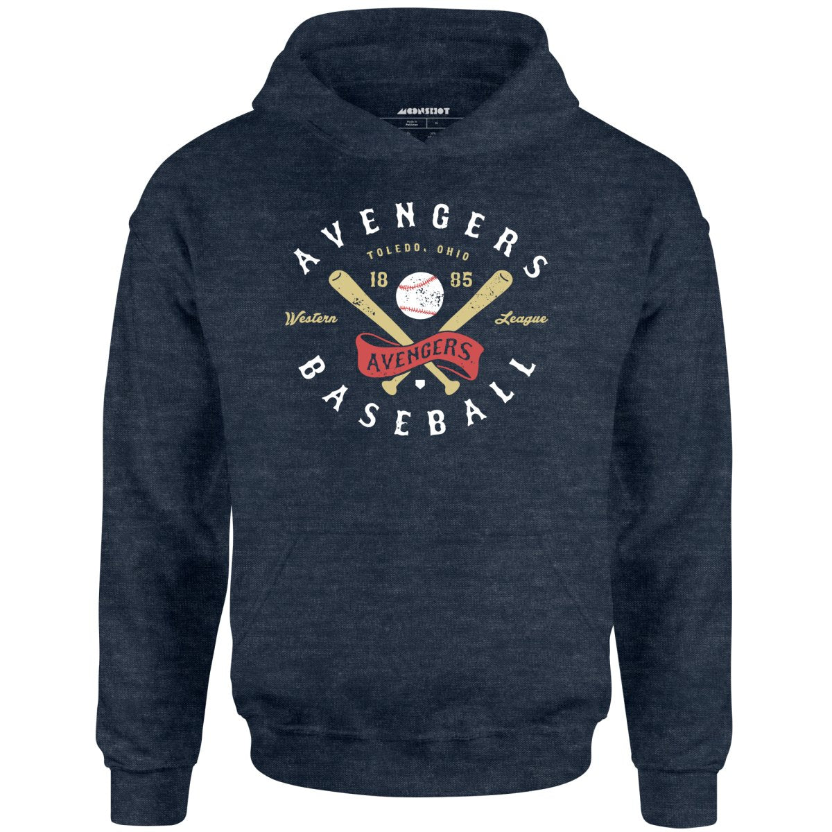 Toledo Avengers - Ohio - Vintage Defunct Baseball Teams - Unisex Hoodie