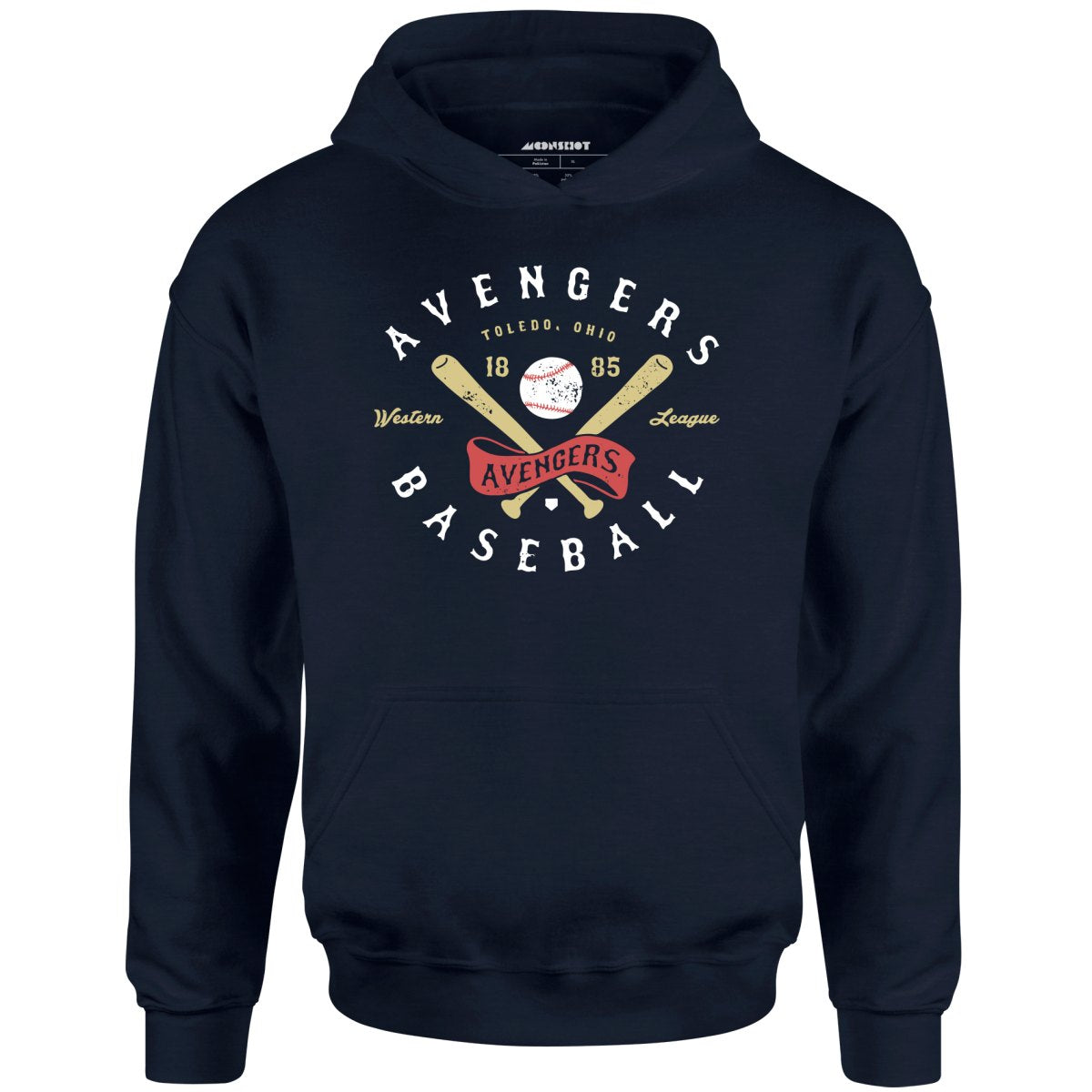 Toledo Avengers - Ohio - Vintage Defunct Baseball Teams - Unisex Hoodie